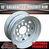 10" GALVANISED BOAT TRAILER CARAVAN RIM- 5 STUD MULTI FIT. SUITS FORD & HT HOLDEN