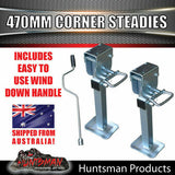 DIY 1400KG camper trailer kit. Outback springs, 45mm axle, elec brakes, Steadies. Axles 64" - 77"