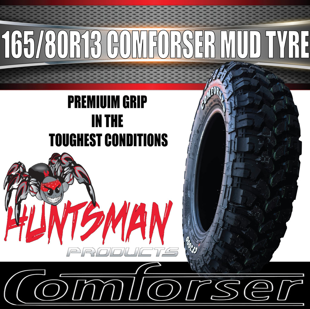13" Mud Tyre 165/80R13 L/T Comforser CF3000 94/93Q , 165R13C 165 80 13