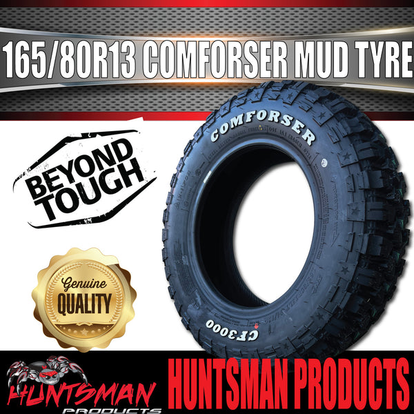 13" Mud Tyre 165/80R13 L/T Comforser CF3000 94/93Q , 165R13C 165 80 13