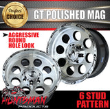 17X9 GT Alloy Mag Wheel 4X4 4wd 6/139.7 0 Offset Fits Landcruiser Nissan Ranger Hilux ETC