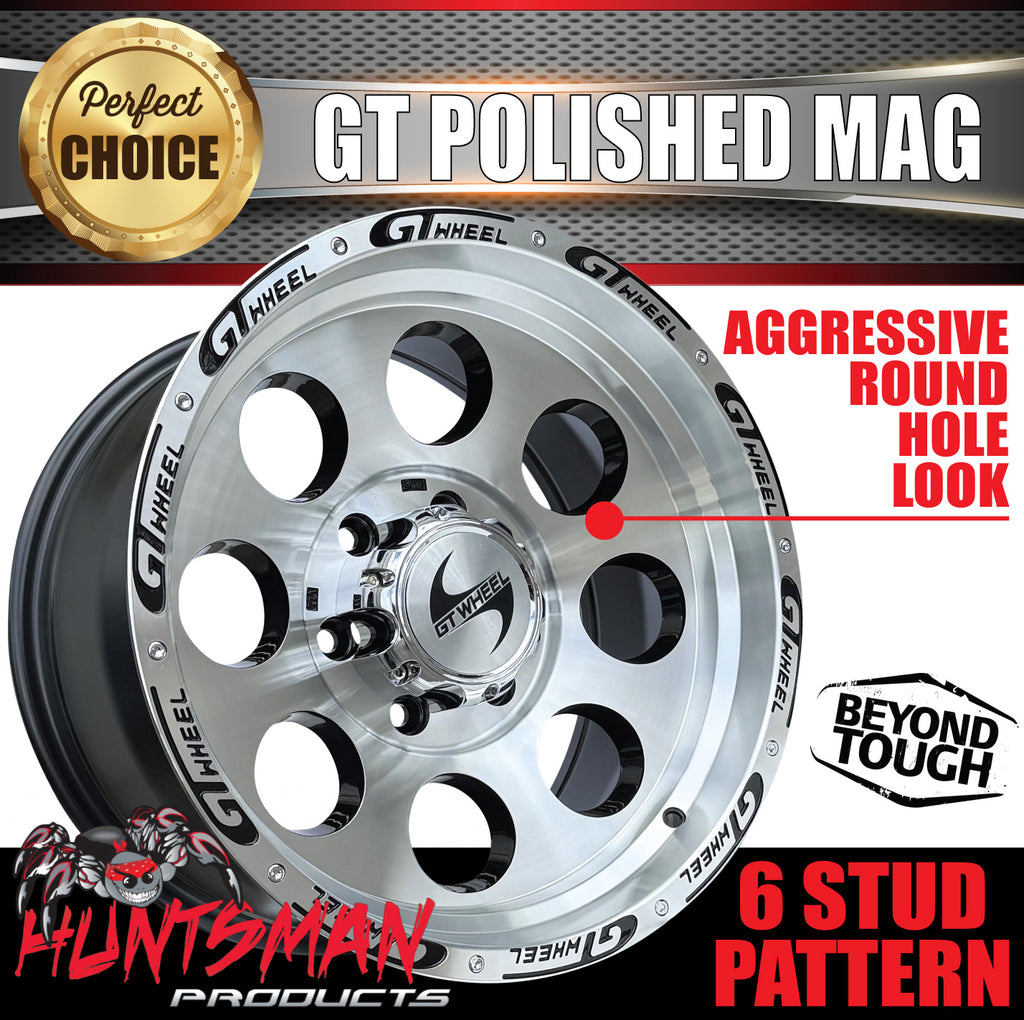 17X9 GT Alloy Mag Wheel 4X4 4wd 6/139.7 0 Offset Fits Landcruiser Nissan Ranger Hilux ETC