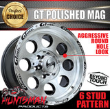 17X9 GT Alloy Mag Wheel 4X4 4wd 6/139.7 0 Offset Fits Landcruiser Nissan Ranger Hilux ETC