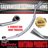 x1 Galvanised Dacromet 3 Leaf 45mm Trailer Eye & Slipper Spring. 350kg Rated each. Shot Peened