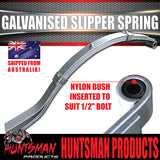 x1 Galvanised Dacromet 4 Leaf 45mm Trailer Eye & Slipper Spring. 450kg Rated each. Shot Peened