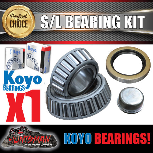 x1 Koyo Japanese S/L Ford Trailer Caravan Tapered Bearing Kit L68149 & L12749