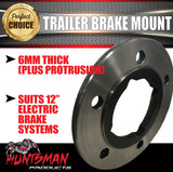 1x Weld Trailer Brake Mount For 12" Electric Brakes For 65mm Round or 50mm Square Axles