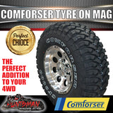 15x10 GT Alloy Mag Wheel 6/139.7 PCD & 35x12.5R15 Comforser Mud Tyre 35 12.5 15.