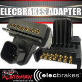 Elecbrakes Bluetooth Electric Brake Controller with Flat to Flat Plug Adaptor