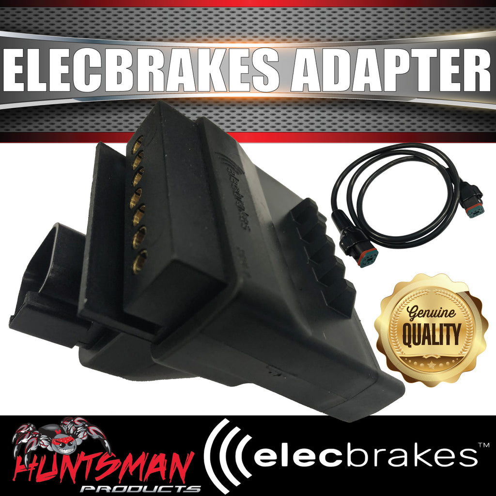 Elecbrakes Bluetooth Electric Brake Controller with Flat to Flat Plug Adaptor