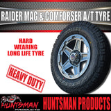 14" & 175/70R14 LT RA1100 Ford Stud Gunmetal Raider Trailer Caravan Mag Rim & All Terrain Tyre