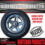 14" & 175/70R14 LT RA1100 Ford Stud Gunmetal Raider Trailer Caravan Mag Rim & All Terrain Tyre
