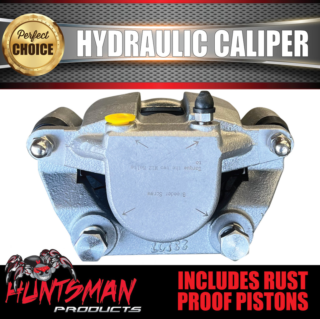 X2 Trailer Caravan Galvanised Hydraulic Disc Brake Calipers with Rust Proof Pistons suit Trojan Alko Huntsman