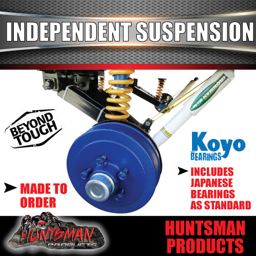 1200Kg Off Road Camper Trailer, Caravan Independent Suspension, Ironman Shocks