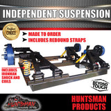 TANDEM INDEPENDENT SUSPENSION 2800KG.  IRONMAN SHOCKS & COILS