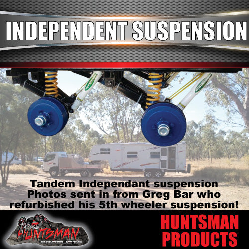TANDEM INDEPENDENT SUSPENSION 2800KG.  IRONMAN SHOCKS & COILS