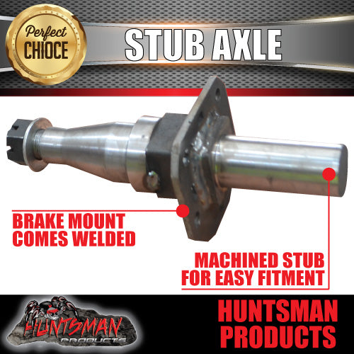 DIY 4500Kg Tri Axle Trailer Caravan Kit 12" Electric Brakes. Machined Stub Axles