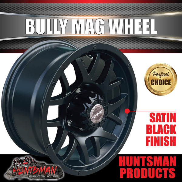 16X8 +15 Offset Bully Mag Wheel 6/139.7 pcd suit Ranger Hilux ETC