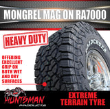16x8 Polished Mongrel Mag Rim 6/139.7 PCD & 265/75R16 Roadcruza RA7000 X/T Extreme A/T Tyre