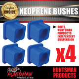 X4 Huntsman Products Caravan Trailer Independent Suspension Neoprene Bushes 40mm