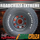 265/70R16 Roadcruza RA7000 X/T Extreme Tyre on 16" Black Steel Wheel Rim. 121/118R 3 Ply Sidewall