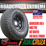 265/70R16 Roadcruza RA7000 X/T Extreme Tyre on 16" Black Steel Wheel Rim. 121/118R 3 Ply Sidewall