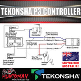 TEKONSHA P3 ELECTRIC BRAKE IN CAR BRAKE CONTROLLER.