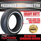 14" Whitewall 175/70R14 Suretrac Tyre 17mm White Line. 84S.  175 70 14