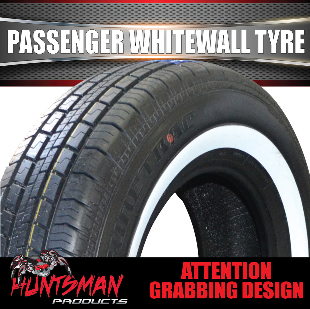 15" Whitewall 225/75R15 Suretrac Tyre 102S. 37mm White Line 225 75 15
