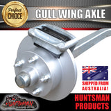 1400Kg Galvanised Hydraulic Disc Gullwing Boat Trailer Axle