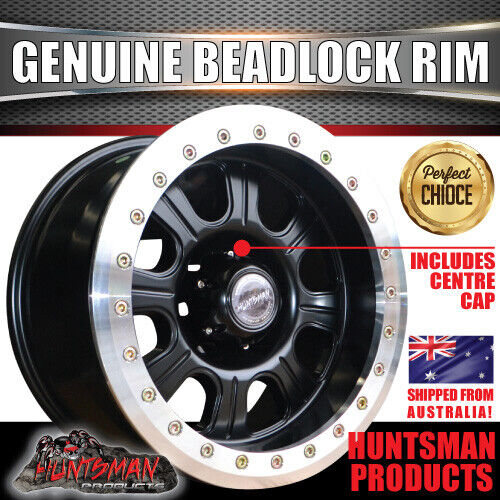 16X8 6/139.7 PCD -25 Offset D Hole Alloy Genuine Beadlock Rim Fit Patrol Landcruiser + Many More