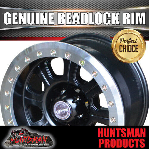 16X8 6/139.7 PCD -25 Offset D Hole Alloy Genuine Beadlock Rim Fit Patrol Landcruiser + Many More