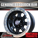 16X8 6/139.7 PCD -25 Offset D Hole Alloy Genuine Beadlock Rim Fit Patrol Landcruiser + Many More