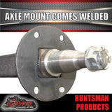 DIY Trailer Kit 1400Kg Rated. Hydraulic drum Braked Eye to Eye Springs. Axles 64" - 77"