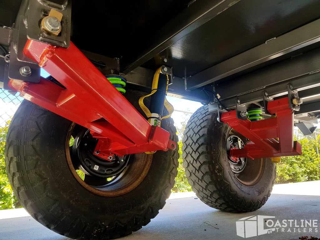 TANDEM INDEPENDENT SUSPENSION 2800KG.  IRONMAN SHOCKS & COILS