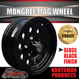 13X5 Trailer Caravan Baby Mongrel Alloy Mag Wheel: suits Ford pattern