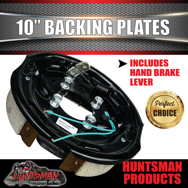 10" TRAILER CARAVAN ELECTRIC BRAKE KIT & 45mm STUBS. huntsmanproducts
