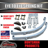 DIY 1000KG Boat Jetski Trailer Kit. Galvanised Axle, Decromat Eye to Eye springs. Axles 77" - 96"