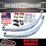 DIY 1400kg Kit. 10" Mechanical Disc Brakes. Eye to Eye Springs Stub Axles
