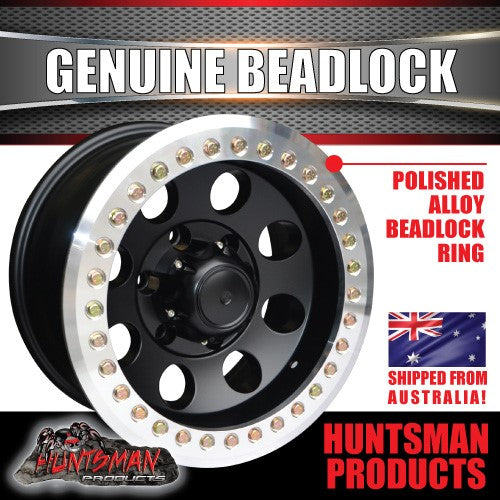 15X8 6/139.7 PCD -30 Offset Alloy Genuine Beadlock Rim Fit Patrol Landcruiser + More