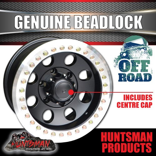 15X8 6/139.7 PCD -30 Offset Alloy Genuine Beadlock Rim Fit Patrol Landcruiser + More