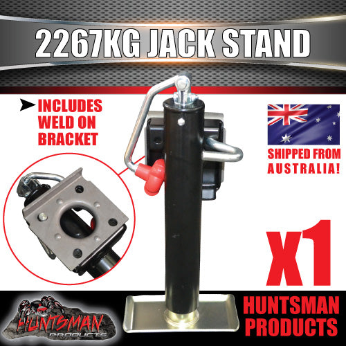 trailer caravan canopy jack stand. 2267kg rated. heavy duty, 270mm extension
