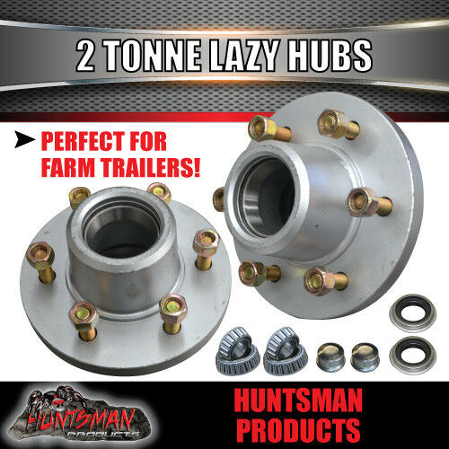 2000Kg Stainless Steel Trailer Hydraulic Ventilated Disc Brake Kit. 6 Stud L/C