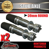 DIY SINGLE AXLE TRAILER KIT. 750KG RATED.  STUB AXLES & SLIPPER SPRINGS