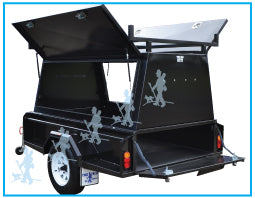 x4 505mm x 300 newton gas struts & brackets