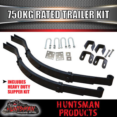 750Kg DIY Trailer Kit, Solid Axle, S.G Cast Hubs, Heavy duty Springs Koyo Bearings