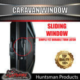 Slimline 1200mm x 300mm Caravan, Horse Float, Motorhome Sliding Window