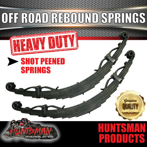 2000KG DIY Off Road Trailer Kit. Outback Springs, 10" J/Wheel, Electric Coupling