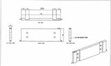 35 Diesel Headboard tank & mount kit.  DPRV35-HB-MK