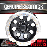 16X10 6/139.7 PCD -44 Offset Alloy Genuine Beadlock Rim Fit Patrol, Landcruiser + Many More